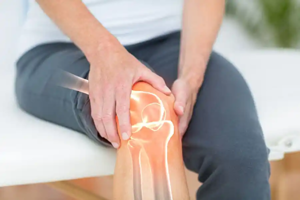 Knie Reha nach OP: Darstellung des Kniegelenks Knie Reha nach OP: Darstellung des Kniegelenks