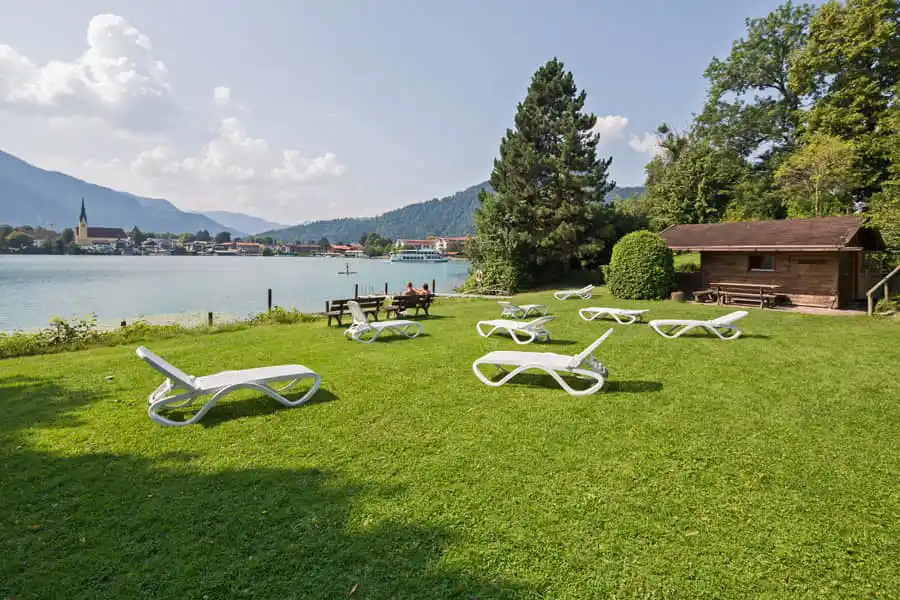 Tegernsee und Parkanlage Tegernsee und Parkanlage